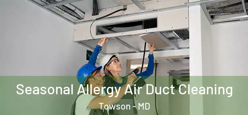 Seasonal Allergy Air Duct Cleaning Towson - MD